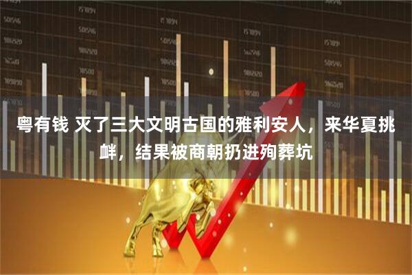 粤有钱 灭了三大文明古国的雅利安人，来华夏挑衅，结果被商朝扔进殉葬坑